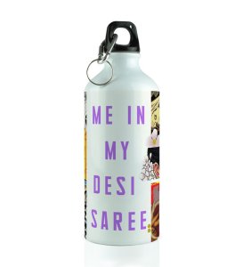 Elegance Draped in Style Saari Mood Printed Sipper Bottle