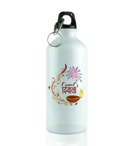 Colorful Lights And Festive Sips Thirsty Lights Aluminium Printed Sipper Bottle 600ml